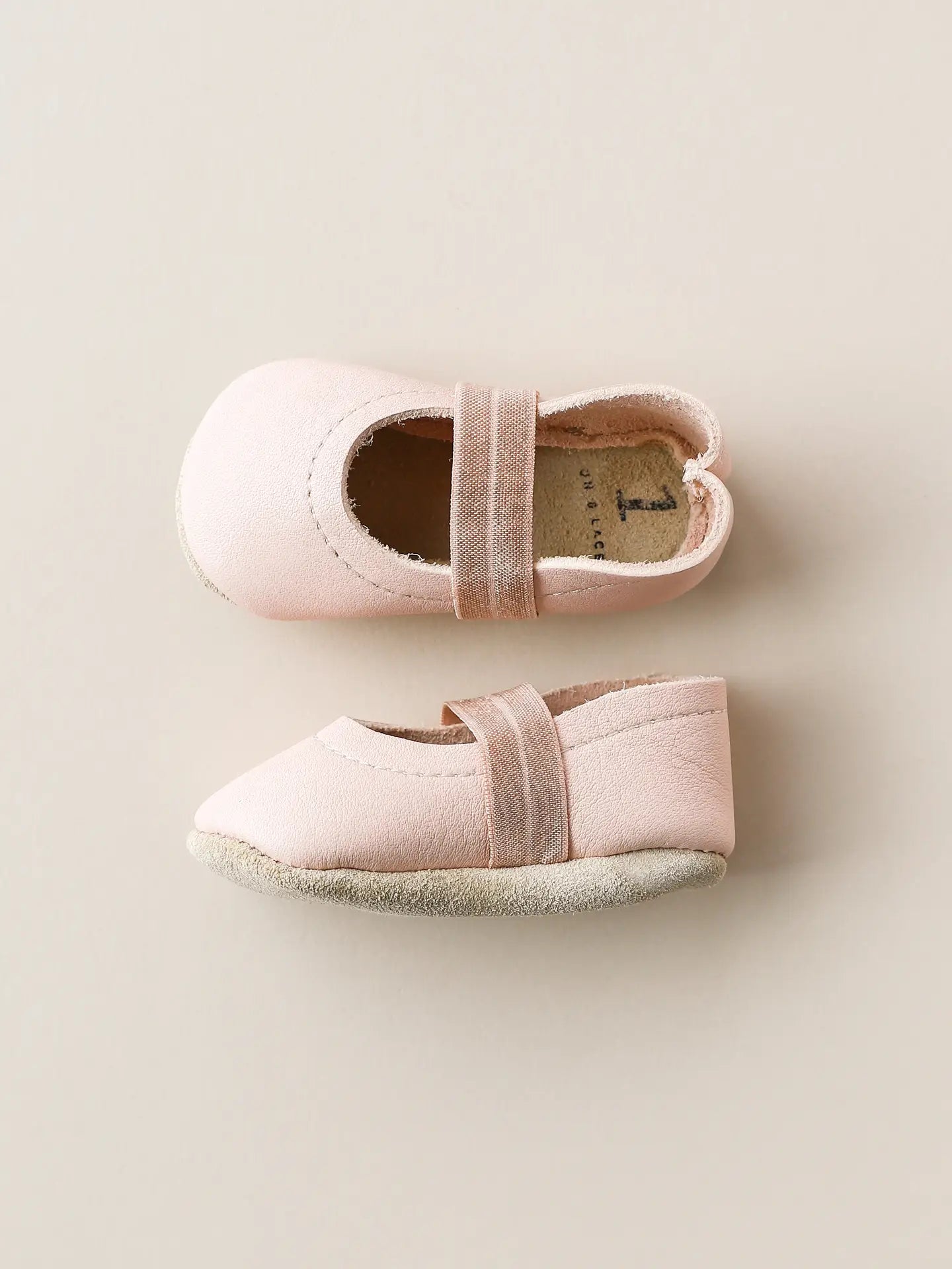 Pink Leather Shoes for Baby Girls