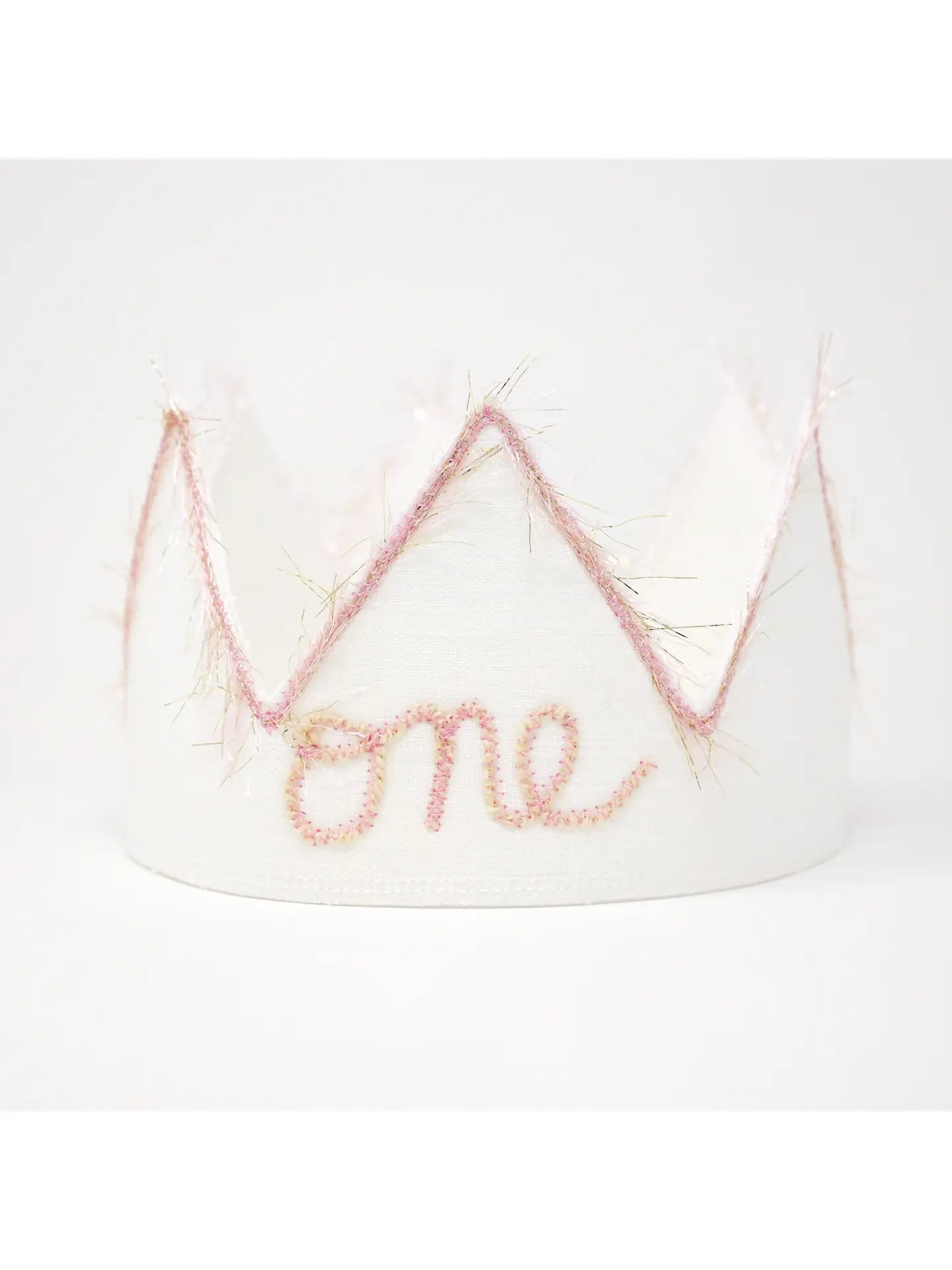 “One” Linen Crowns for 1st Birthday