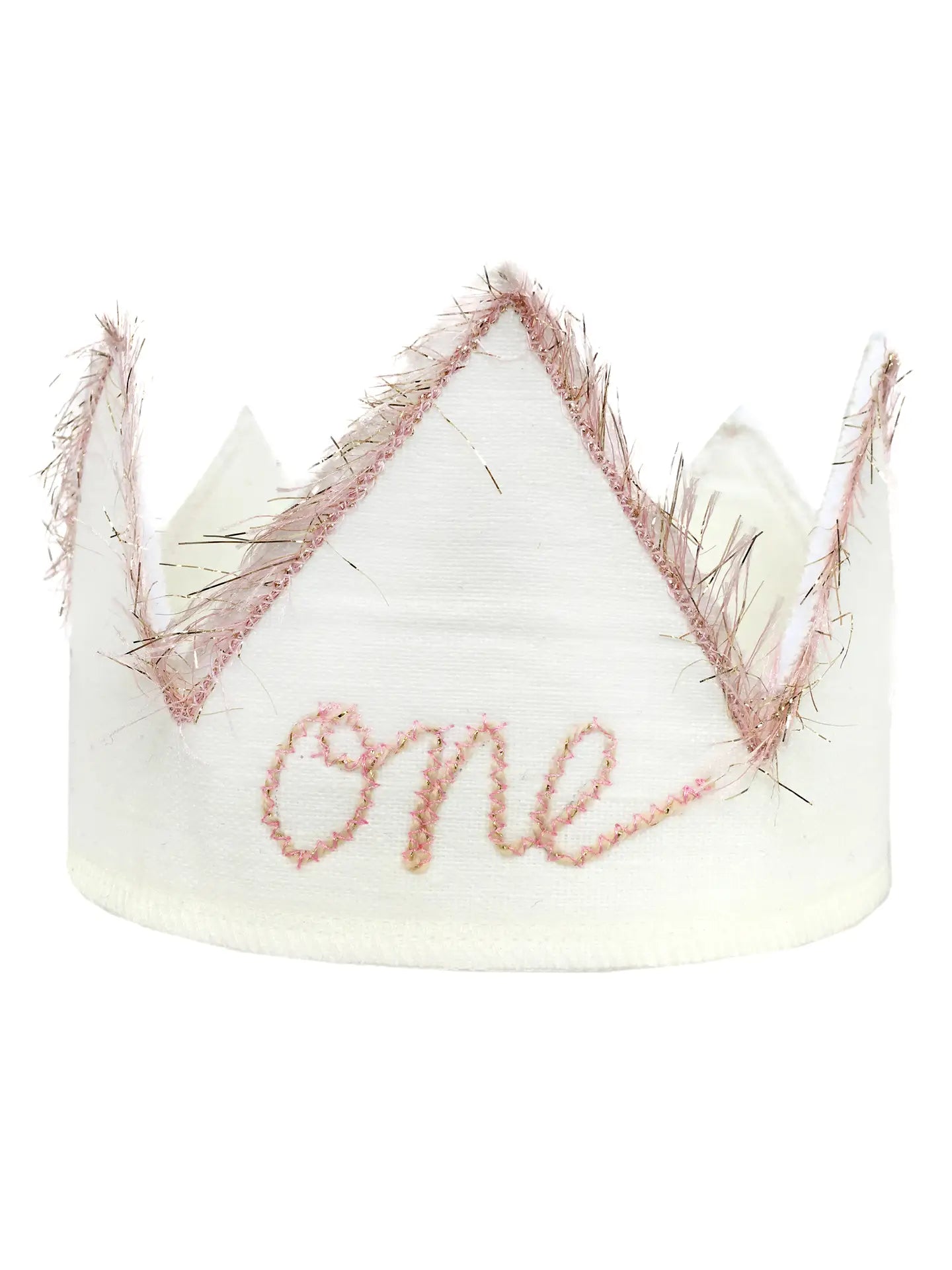 “One” Linen Crowns for 1st Birthday