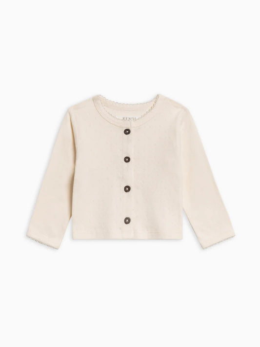 Button up cardigan-Ivory