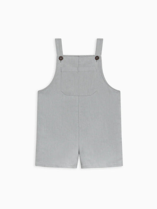 Linen Boy Overalls in blue