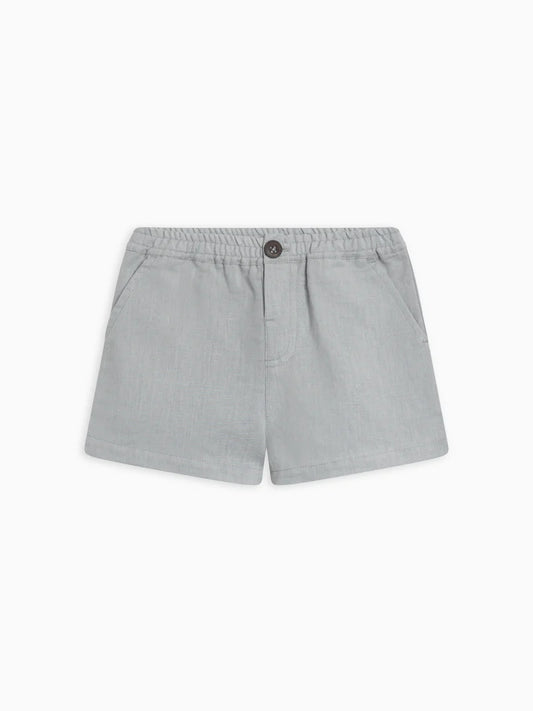 Blue boys linen shorts