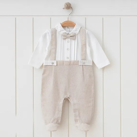 Linen Footed Bodysuit