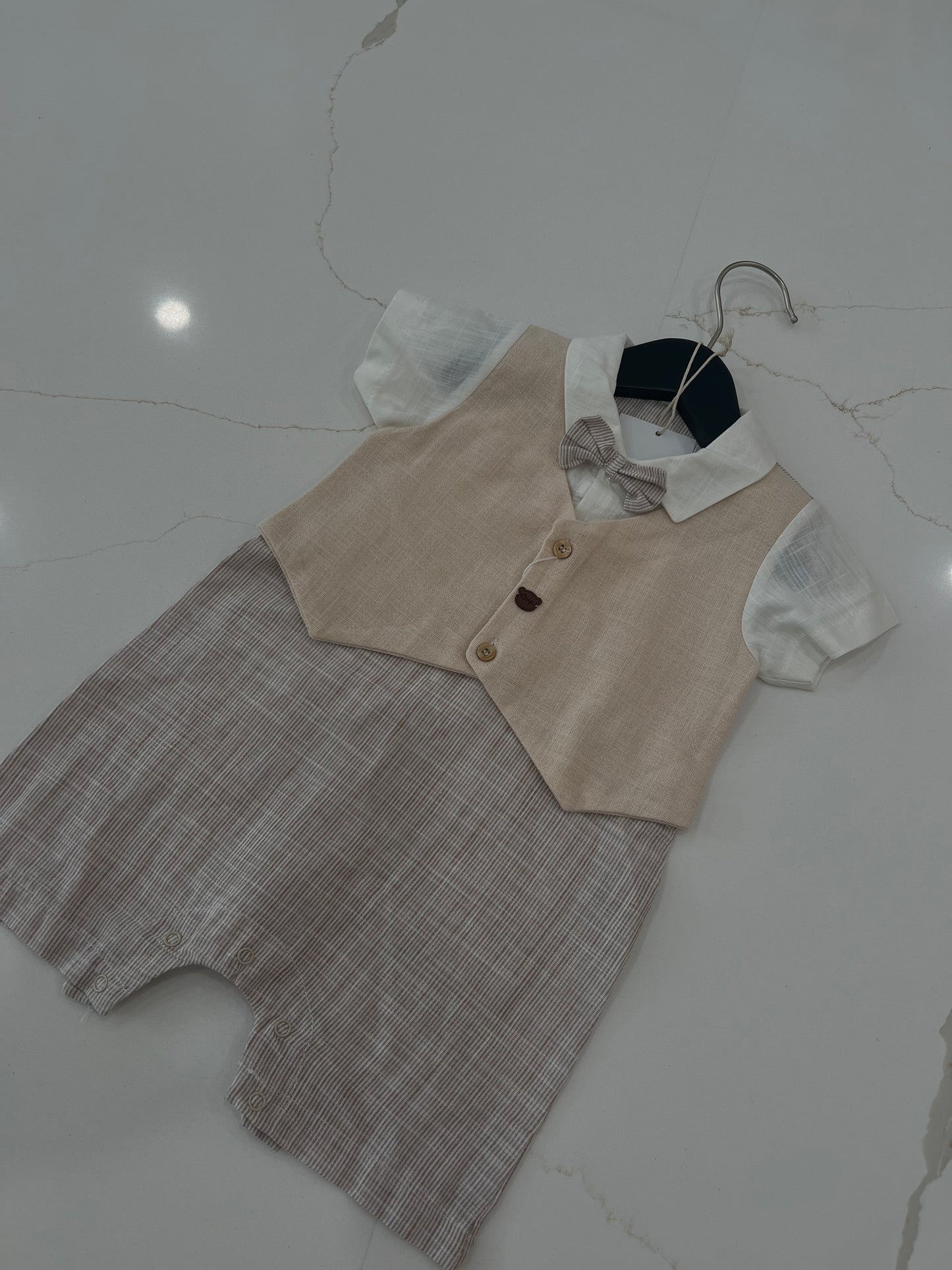 Linen Vest Romper