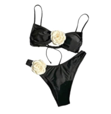 Women's two piece set rose bikini