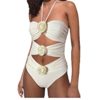 One piece 3 Rose bathing suit