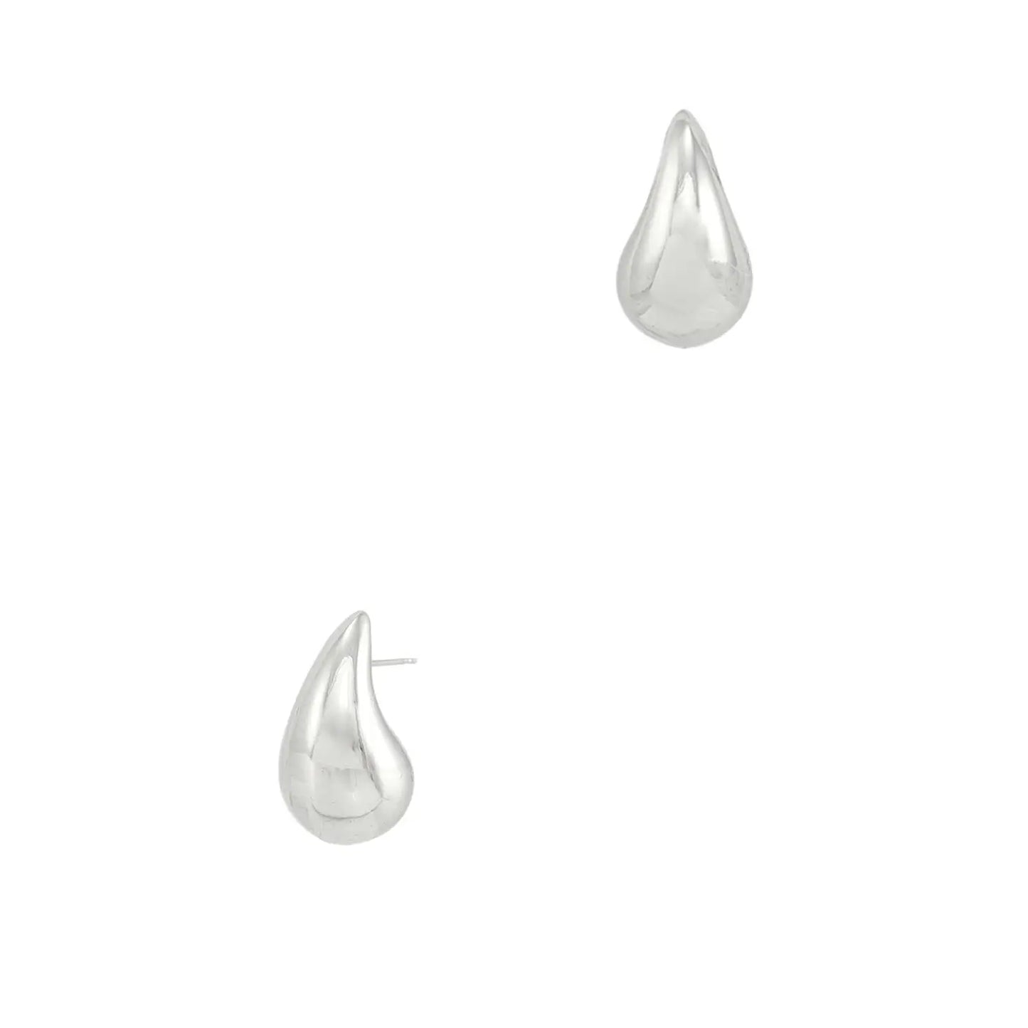 Metal Tear Shape Earring