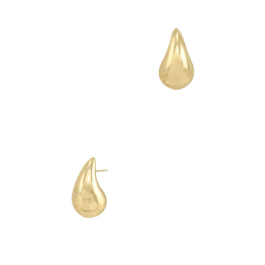 Metal Tear Shape Earring