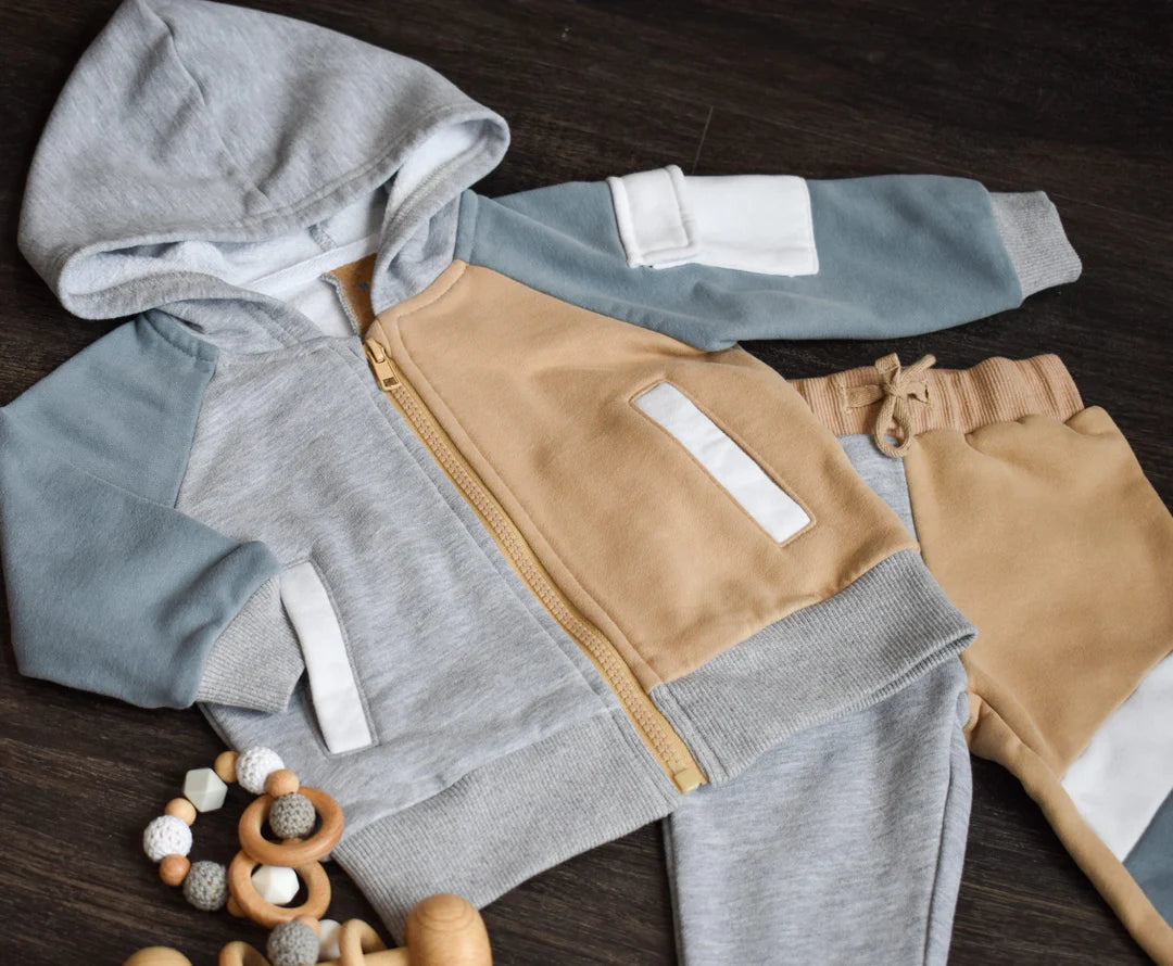 Color Block Jogger + Sweatshirt