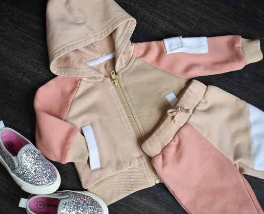 Color Block Jogger + Sweatshirt