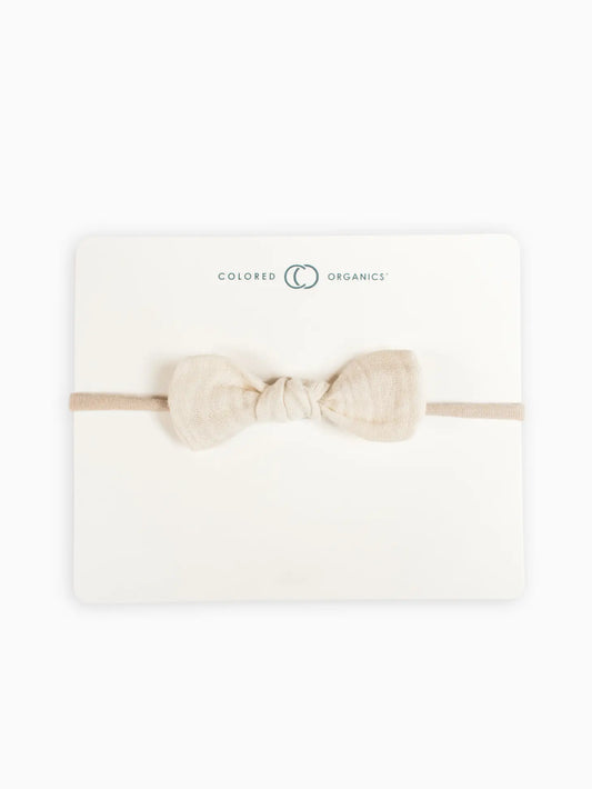 Organic Baby Dainty Bow Headband