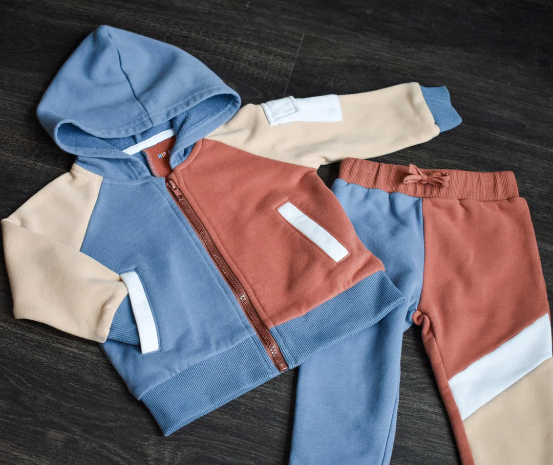 Color Block Jogger + Sweatshirt